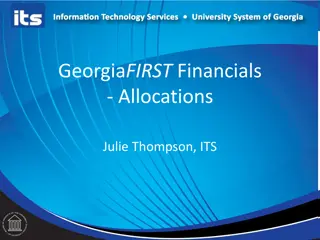 Allocations in Financial Management