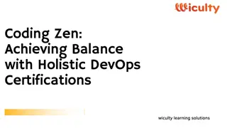 Coding Zen Achieving Balance with Holistic DevOps Certifications