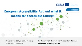 The European Accessibility Act for Enhanced Accessible Tourism