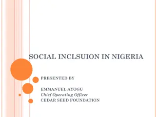 Enhancing Social Inclusion for a Diverse Society: A Focus on Nigeria