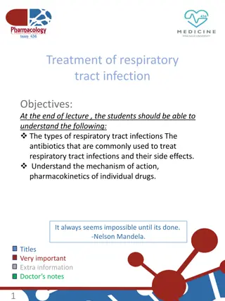 Treatment of Respiratory Tract Infections: Antibiotics and Management