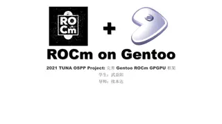 Exploring Radeon Open Ecosystem (ROCm) on Gentoo Platform