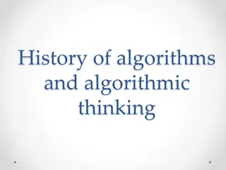 Evolution of Algorithms and Computer Science Through History