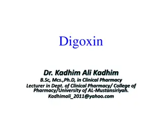 Digoxin Pharmacology and Clinical Use