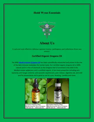 Certified Organic Oregano Oil, wildoiloforegano.com