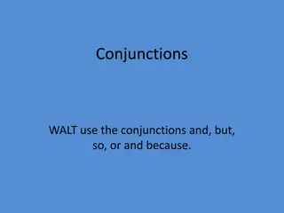 Mastering Conjunctions - Using 