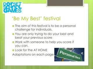 Be My Best Festival Fitness Challenge