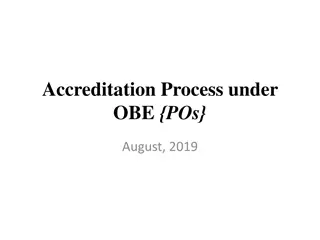 Outcome-Based Education (OBE) in Accreditation Processes