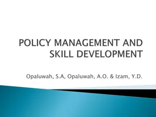 Policy and Skills Development in Nigeria: A Comprehensive Overview