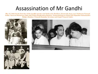 The Assassination of Mahatma Gandhi and the Trial of the Conspirators