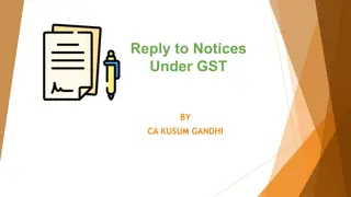 GST Notices: Reasons, Types, and Mode of Delivery