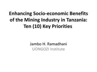 Enhancing Socio-Economic Benefits of the Mining Industry in Tanzania