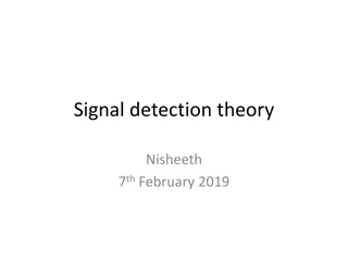 Signal Detection Theory in Psychophysics