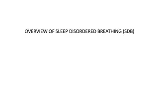 Sleep Disordered Breathing (SDB) and Sleep Apnea