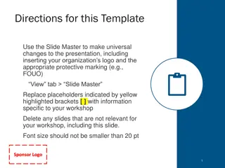 Workshop Preparation Guidelines