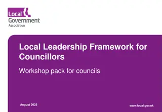 Local Leadership Framework for Councillors Workshop Pack Overview