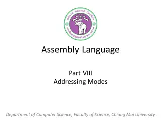 Addressing Modes in Assembly Language