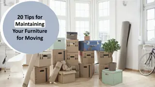 20 Tips for Maintaining Your Furniture for Moving