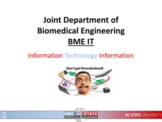 IT Support Procedures for Joint Department of Biomedical Engineering at UNC and NCSU