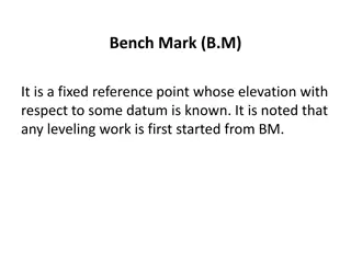 Bench Marks in Surveying