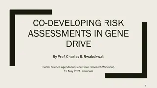 Co-Developing Risk Assessments in Gene Drive