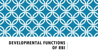 Developmental Functions of RBI - Promoting Economic Growth