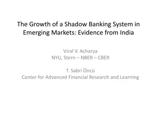 Understanding the Growth of Shadow Banking in Emerging Markets: Insights from India