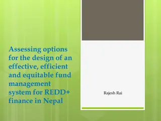 Options for REDD+ Fund Management System in Nepal