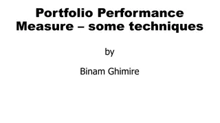 Techniques for Portfolio Performance Measurement