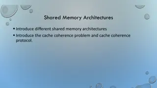 Shared Memory Architectures and Cache Coherence