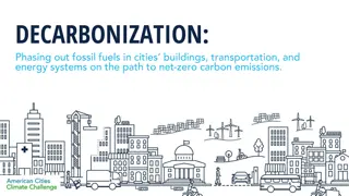 Decarbonization and Path to Net-Zero Emissions in Cities