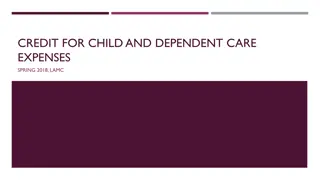 Child and Dependent Care Expenses Credit