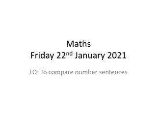 Comparing Number Sentences - Learn and Practice Math Skills