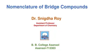 Nomenclature of Bridge Compounds in Organic Chemistry