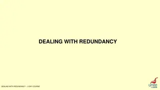 Redundancy in the Workplace