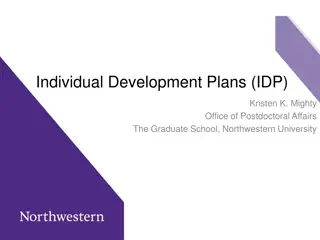 Individual Development Plans (IDPs) for Career Growth