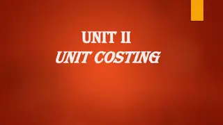 Understanding Unit Costing in Industries