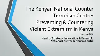 Preventing & Countering Violent Extremism in Kenya: The NCTC Efforts