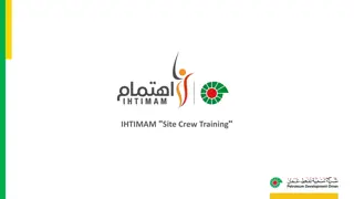 Enhancing Safety Culture through IHTIMAM Program