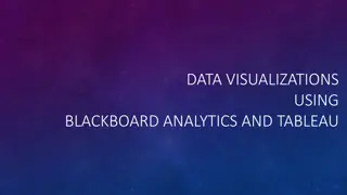 Leveraging Blackboard Analytics and Tableau for Data Visualization