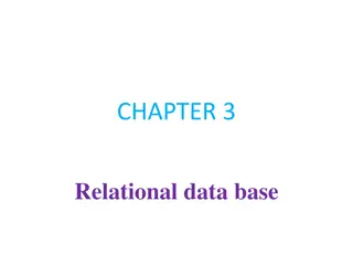 Relational Databases and File-Based Systems