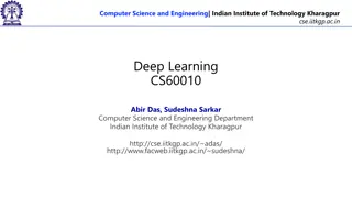 Deep Learning Course at Indian Institute of Technology Kharagpur