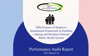 Jamaica's National Public Health System Resilience Audit Report