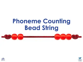 Phoneme Counting Bead String Activity