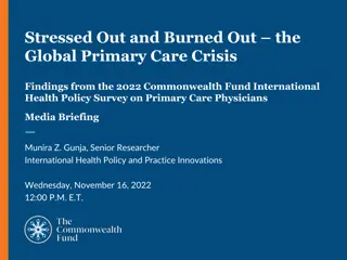 Global Primary Care Crisis: 2022 Survey Findings