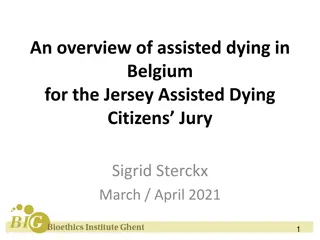 Assisted Dying in Belgium: Legalization, Criteria, and Safeguards