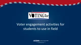 Enhancing Voter Engagement: Activities and Assignments for Social Work Students