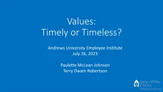 Core Values in Higher Education Institutions