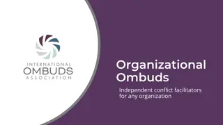 Empowering Organizations Through Ombuds: Conflict Resolution and Confidential Support