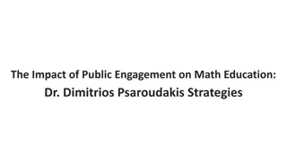 Collaborative Learning in Math: Dr. Dimitrios Psaroudakis Innovative Approaches